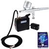 Master Airbrush MAS KIT-VC16-B22 Kit compressore d'aria portatile mini aerografo