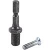 Greensen Adattatore Hex Hex End Hex Hex 3/8-24UNF Adattatore per Trivella con Vite per Mandrini Senza Chiave 6mm 10mm 13mm