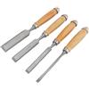 ACTINPANT 4 Pezzi Semicerchio Bordo Interno Scalpello for Intaglio Del Legno Lavorazione Sgorbia Utensili Manuali Set for Falegname/hobbisti/fai Da Te Personale(Half Round Chisel)