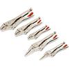 Crescent CLP5SETN-08 - Set di pinze di bloccaggio a becchi lunghi e curvi, 5 pezzi