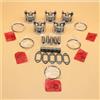 DORFEY Kit guarnizioni cuscinetto pistone anelli 5 pezzi/lotto 50 mm adatto for H-u-s-q-v-a-r-n-a 268XP 268K 268 for motosega speciale 266 266XP pezzi di ricambio for motore