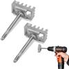 BigKing Square Drive Scalpello Elettrico A Martello Con Testa Quadrata Scalpello Square Drive Square Drive Scalpello Per Superficie Della Parete, Ponti, Cemento, Granito, Lastre Di Pietra (2pcs)