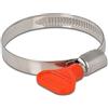 Delock Fascetta per tubo flessibile con dado alare 40-60 mm, confezione da 10, colore: rosso