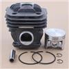 DORFEY Kit cilindro pistone da 48 mm adatto for motosega Oleo-Mac 956 Efco 156 Emak 395023 OEM 50012095 W anello perno fermagli