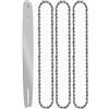 DORFEY Lama for motosega a gas da 16 64 DL, passo 0,325, denti guida 0,058, taglienti arrotondati, seghe for il taglio del legno(16-inch Set3)