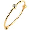 Elegant Jewel Box - Takis Pavlopoulos & Elegant jewel box Women 3 Bezel diamond ring in solid Gold 9k, 14k, & 18k, Dainty diamond ring with 3 tiny bezels, Stackable band for everyday use, Unique gift for her