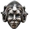 Empress Jewelry Anello da Uomo in Argento Sterling Medusa Gorgone Marchio di Garanzia 925 Massiccio R002074