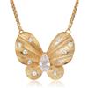 Meissa Diamante Collana Farfalla per Donne Argento 925 Collana Ciondolo Collana Amicizia Collana Girocollo Oro Gioielli Regalo