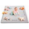 AVEC MAMAN Tappeto Gioco Bambini 150x150 cm - Tappeto per Neonati in Memory Foam Spessa 3 cm - Non Tossico, Antiscivolo e Confortevole - per Attività e Gattonamento - Avec Maman
