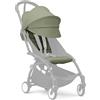 Stokke YOYO 6+ Color Pack, Olive - Solo tessuti: cuscino per seduta, capottina estendibile e tasca posteriore con cerniera - Richiede telaio YOYO (venduto separatamente)