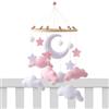 Generic Lettino per bambini mobile - filatore di lana, ciondolo peluche | Decorazioni rotative rilassanti fatte a mano per bambini Figlio Figlia Relaxation Lullaby Dispositivo di attività COT Night SLEEP