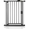 Bettacare Cancello per Scale Auto Close, 68,5 cm - 75 cm, Grigio Ardesia, Stretto, Cancello di Sicurezza a Pressione Stretta, Cancelletto per Bambini, Barriera di Sicurezza per Porte, Corridoi e Spazi