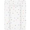 Bonky® Fasciatoio Materassino - Fasciatoio neonato morbido - Cuscino Fasciatoio Lavabile per bambine e bambini - certificato Öko-Tex - impermeabile - 50x70 cm - Puntini colorati