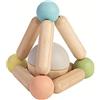 PlanToys Plan Toys - Hochet triangle pastel - Bois - PT5256