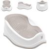 Kikka Boo Kikkaboo seggiolino da bagno Relax antiscivolo forma ergonomica inserto da bagno, colorazione:grigio