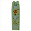 Fabula Linea Mongolfiera - Metro per Misura Bimbo con Portafoto ricordo e Segna Tappe in Legno 16x54 cm - 2 Foto Dimensioni 6,5x6,5 cm + 1 Foto Diametro 8,5 cm - cod. 1615 - Colore Avorio