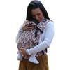 Neko SWITCH Baby-Marsupio Neonato Portabebè Regolabile Ergonomico Neonato Zaino Porta Bimbo e Bebè (Kidonya Mocha misto Lino), 1.0 Count, 1.2 kilograms