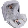 Babyline Coprisedia per auto, universale Gruppi 0/1/2, copri imbracatura in regalo!!! (Bad Pirate)