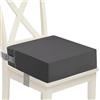 Xujuika Cuscini Rialzato Sedia Bimbi | Rialzo Sedia Bambini Da Tavolo | Cuscino Rialzo Sedia Per Bambini 10 Cm | Seggiolino Portatile Da Sedia Con 2 Cinghie Per Sedia Da Pranzo, Lavabile In PU