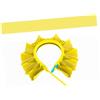 ZUNOXAZ Cappello per Bagnetto Bimbi Regolabile in Tpe Giallo, Protezione per Orecchie e Occhi Durante lo Shampoo, Cappello per Doccia Bambini Colore Casuale