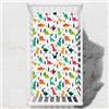 Odot Lenzuolo con angoli Lenzuola Carrozzina Neonato, Stampa di Dinosauri Bambino Cotone Coprimaterasso, Lenzuola per Culla Babybay (Bianco,100x135 cm)