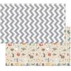 Dwinguler Baby MAT PLAYMAT - DWINGULER Slim - Zigzag Grey - Medium 180 x 140 x 8 mm, reversibile, morbido, privo di sostanze nocive, impermeabile, antiscivolo, certificato CE