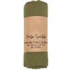 Chickwin Mussole Neonato di Cotone Morbido, Copertine Avvolgenti Mussola Tinta Unita Estate Grande, Ideali Come Asciugamani Copertine Lenzuolini per Culle e Carrozzine (120x120cm,Army Green)