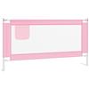 vidaXL Sponda Letto di Sicurezza per Bambini Rosa 160x25 cm Tessuto