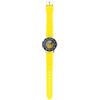 Accutime Orologio analogico per bambini, design Pokemon, con lancette etichettate, cinturino in acrilico leggero, colore giallo