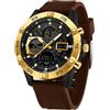 BIEWO Orologio da polso da uomo, militare, digitale, analogico, al quarzo, impermeabile, sportivo, multifunzionale