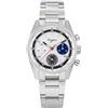 Seestern Sugess Panda Chrono Heritage S442 Meccanico Acciaio Bianco Blu Orologio Uomo