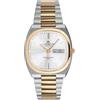 Lorenz Easy Time Retrò 030271DD - Orologio classico unisex - Orologio Day-Date con cinturino in acciaio
