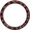 ROUHO 38.5mm Ceramica Lunetta Orologio, Tachimetro Anello Sostituzione, Inserto Lucido Intarsio Quadrante 30.5mm per Rolex Daytona 116500-A5