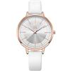 SHENGKE Women Watches Leather Band Quartz Watches Girls Ladies Wristwatch Relogio Feminino