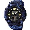 KXAITO Orologio sportivo da uomo, impermeabile, militare, con data, multifunzione, tattico, LED, sveglia, cronometro, per uomo 6256