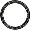 ROUHO 38.5mm Ceramica Lunetta Orologio, Tachimetro Anello Sostituzione, Inserto Lucido Intarsio Quadrante 30.5mm per Rolex Daytona 116500
