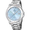 Festina Orologio Donna Analogico Acciaio Inossidabile 316L Argento - Quarzo - Vetro minerale alta resistenza - Impermeabile 5 ATM - Calendario - Special Prices F20428/B