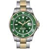 Lorenz Sport Ceramic 21065EE - Orologio sportivo da uomo - Orologio automatico in acciaio con ghiera in ceramica - Subacqueo fino a 100 metri