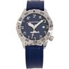 Boyarca Orologio Ebraico Numeri Ebraici Quadrante Meccanico Uomini Impermeabile Aleph-Bet Orologio Da Polso Giapponese MIYOTA 8215 Movimento Meccanico Automatico Timepiece, Blu