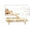 Amesor Gabbia Per Criceti | 2 Livelli Habitat Trasparente Di Allevamento | Casa Per Piccoli Animali In Acrilico 45x28x34 cm,Per Monitoraggio Allevamento Di Ricci Furetti Cincillà E Altri