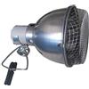 REPTI ZOO Reptizoo Rl02 Portalampada in Alluminio, Fino a 150 W, Argento