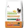 Generico Natural Trainer Sensitive No Gluten Medium & Maxi Adult Crocchette Cani con Agnello e Cereali Integrali 12kg - Alimento Secco Monoproteico per Cani Adulti Taglia Media e Grande, Digestione Sensibile