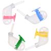 SHINEOFI Abbeveratoio per Criceti Anti-perdita 60ml, Set 4 Pezzi | Plastica, Uso in Gabbia e Viaggio, Installazione Semplice, per Vari Animali Colore Casuale Stile Casuale