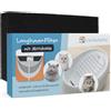 Lucky-Kitty Filtro a pelo lungo, accessorio originale per la fontana in ceramica Lucky-Kitty, privo di sostanze nocive, lavabile e riutilizzabile, con carbone attivo, antibatterico