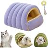 HItianya Cuccia per gatti Cozy Monster, cuccia per gatti da interno, morbida cuccias invernale chiusa in peluche, sacchi a pelo rimovibili e lavabili per animali domestici (D,M)