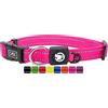 DDOXX Collare Cane Nylon, Riflettente, Regolabile | Tanti Colori e Taglie | Per Cani Piccoli Medi e Grandi | Collari per Cani, Gatti, Cuccioli Taglia Piccola Media Grande | Collarino Gatto | Rosa, M
