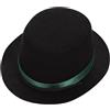 Levemolo Cappello a Bombetta per Cani e Gatti di Piccola Taglia, Leggero e Regolabile, Accessorio Decorativo per Feste e Compleanni di Animali Domestici