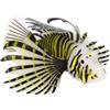 anso Acquario Artificiale Luminoso Pesce Leone Acquatico Paesaggio Silicone Fluorescente (B)