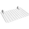 Generic Alzata per uccelli, 35 x 26 cm, robusta piattaforma di attività, in acciaio inox, giocattolo per parco giochi con ganci, supporto per pappagallini, canarini, parrocchetti, seduto