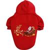 Generic Maglione natalizio per cani di taglia media (rosso, 3XL)